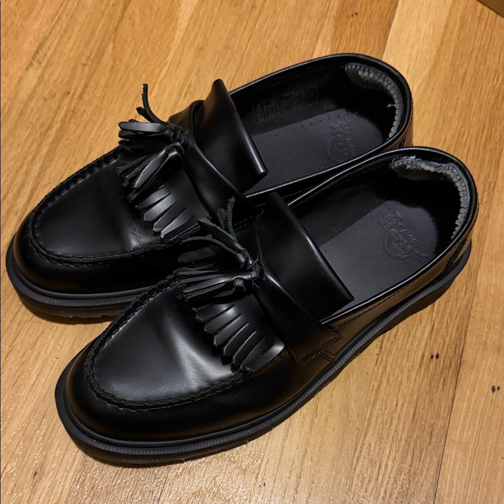 Dr. Martens Black Tassel Loafers